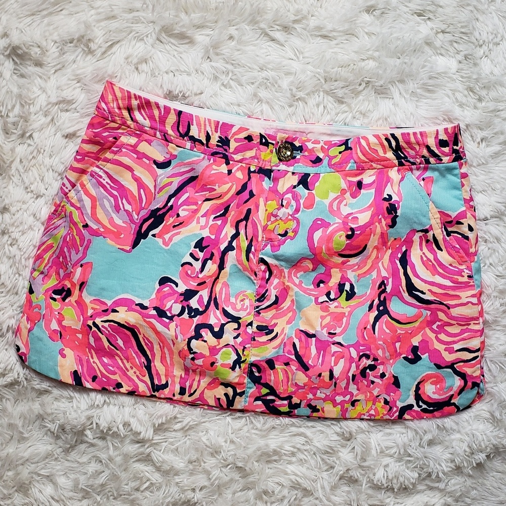 Lilly Pulitzer Lorelie Big Escapade Print Skort 4